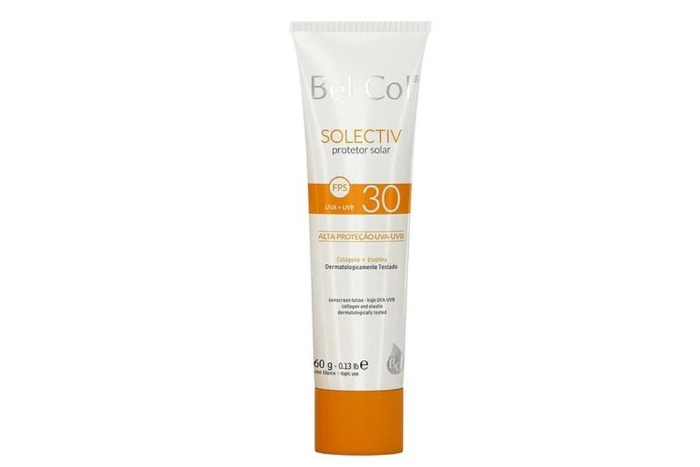 Protetor solar oil free e hidratante Bel Col bom para pele mista