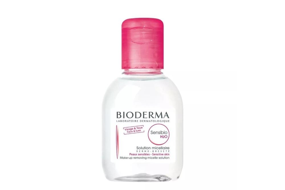 Água Micelar Bioderma para limpeza antes da maquiagem