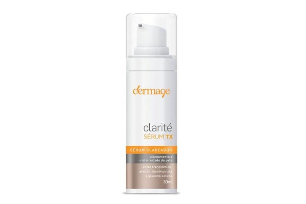 O clareador é um importante dermocosméticos para mulheres depois dos 30, esse é o Clarité Sérum TX da Dermage