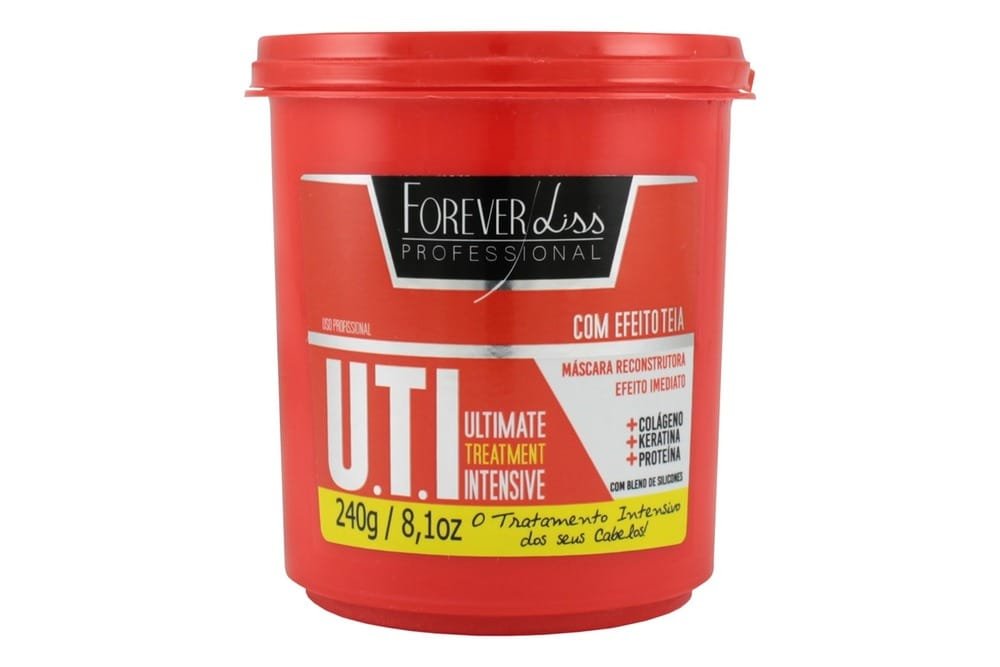 Máscara para cabelo descolorido Forever Liss UTI