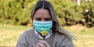 máscara de proteção facial