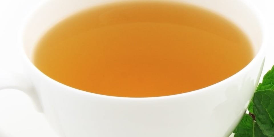 chá verde para pele